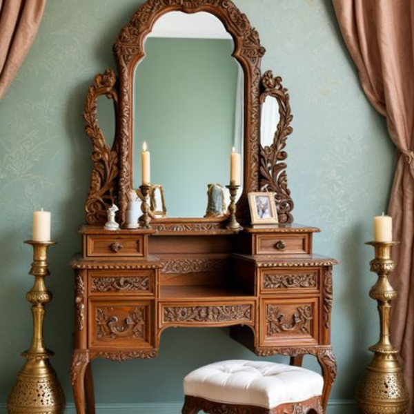Jharokha Style Bed